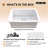 CozyStream 27 in. Undermount/Drop-In Single Bowl White Fireclay Kitchen Sink with Bottom Grid and Strainer
