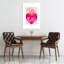 Dance With Your Heart Retro Romantic Wall Art Print by Casa Cartissi - Print-1001227531