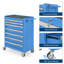 Coffre à outils à 5 tiroirs, chariot à outils roulant, armoire de rangement pour outils de grande capacité avec verrous à clé et tiroirs, boucle à maillons, et peut être combiné à un grand ensemble d'armoires, pour garage, atelier, entrepôt-245250182