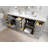 Malibu 84'' Double Bathroom Vanity with Quartz Top