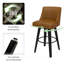 Tabourets de comptoir pivotants avec cadre en bois massif George Oliver Loriell-1334114383-1337461405-1334114382