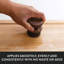 Applicateur à huile et crème John Boos Butcher Block pour surfaces en bois, bois de noyer