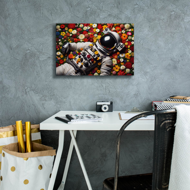  «Take A Break» par Rey Klimt, art mural sur toile, H 12 po x l 18 po x P 0,75 po