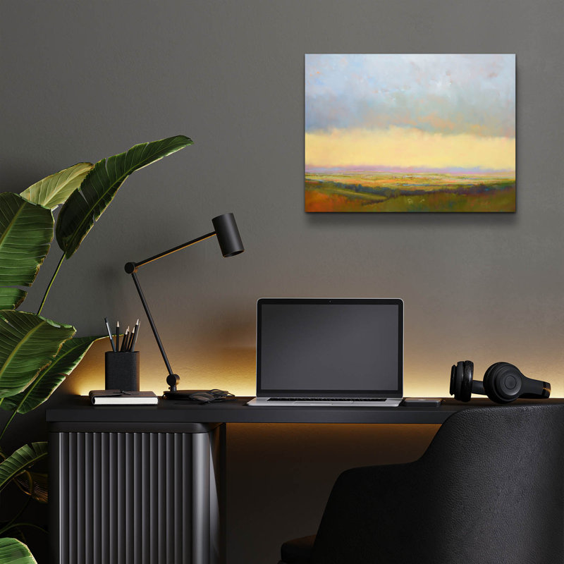 «Distant View» par William McCarthy, H 12 po x l 16 po x P 0,13 po