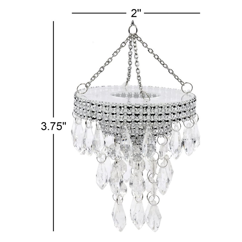 3.75'' Acrylic Hanging Figurine Ornament