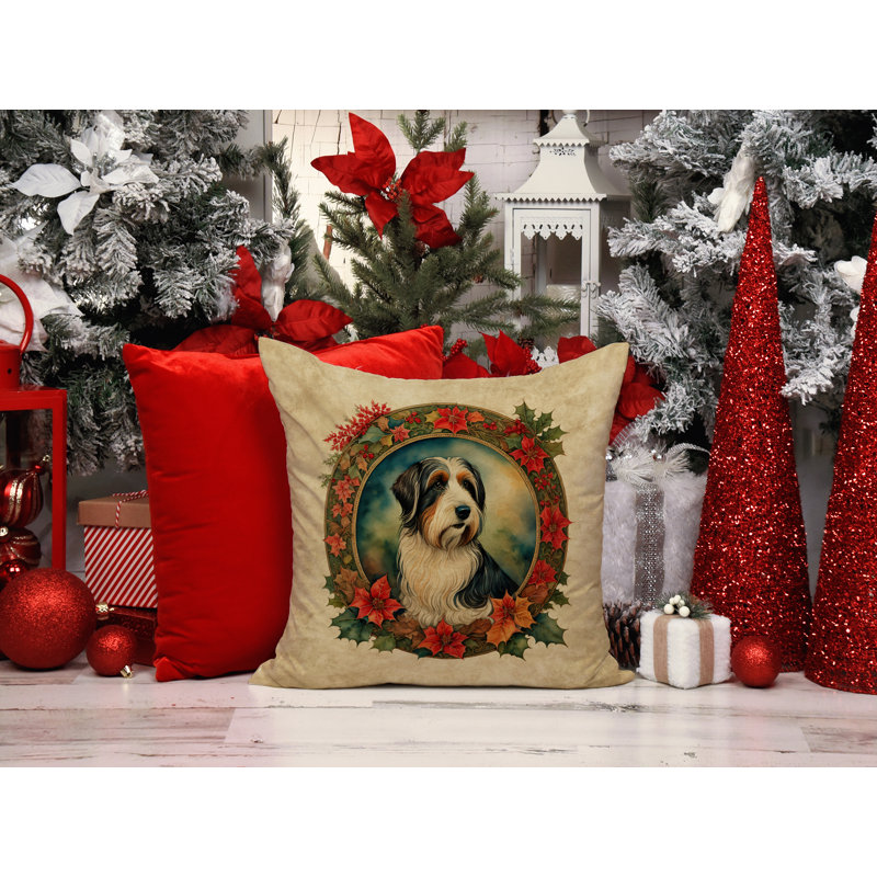 Coussin Christmas, 14 po x 14 po, Carré