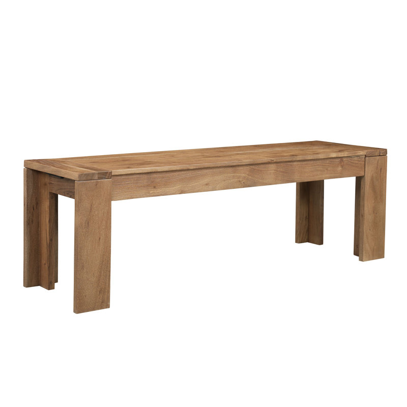 Abagail Ronny Solid Acacia Wood Bench