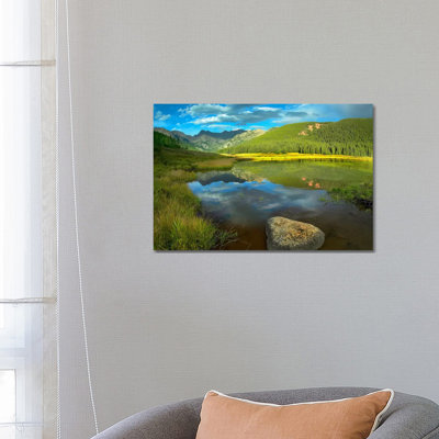 Mt Powell And Piney Lake, Colorado I by Tim Fitzharris - Wrapped Canvas Print