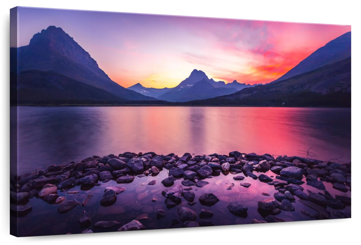 Millwood Pines Alvord Glacier National Park Sunset | Wayfair