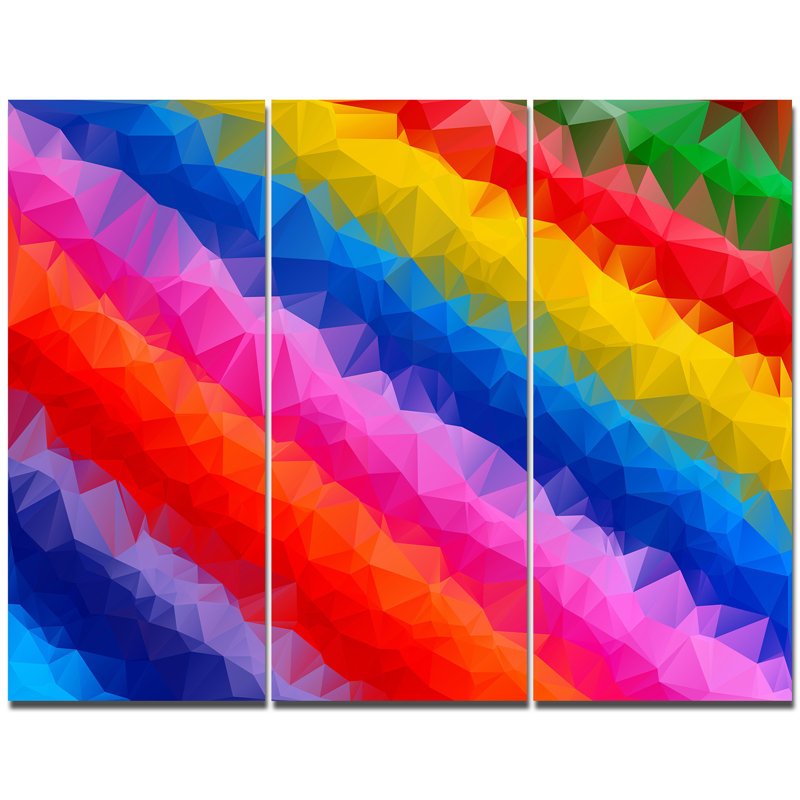 « multicolore », reproduction d’art sur toile, impression sur toile