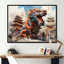 «China Art Imperial Dragon I» - reproduction d'art-123764273-124519570