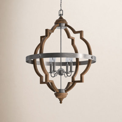 Freemont 4 - Light Dimmable Lantern Chandelier