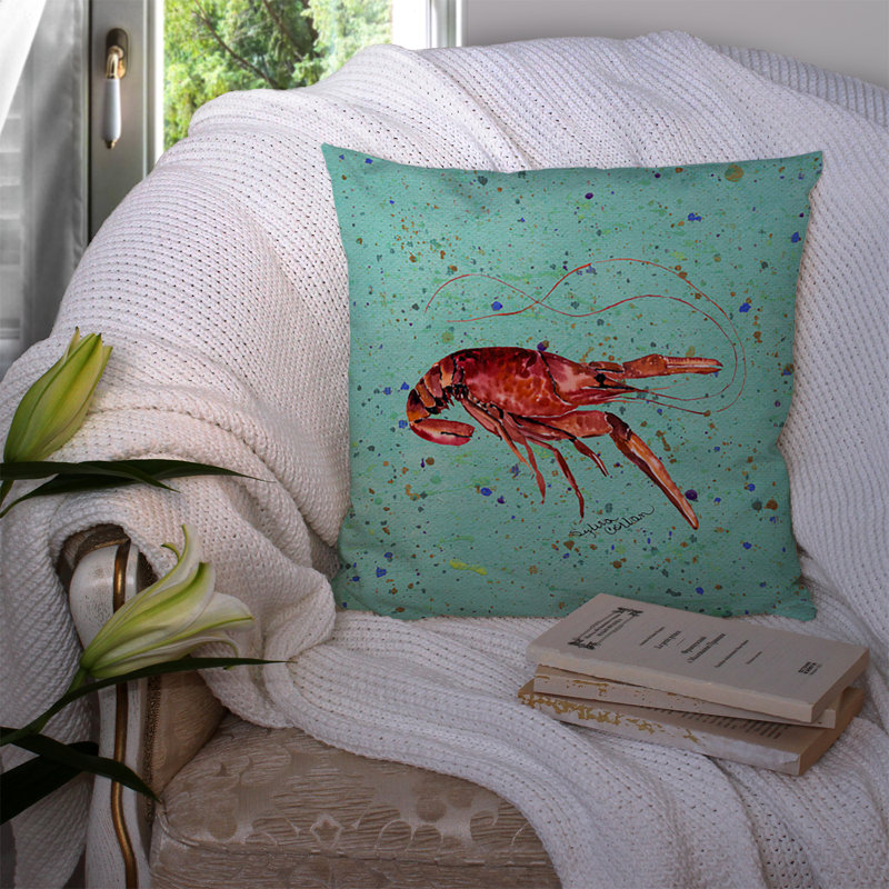 Coussin décoratif intérieur/extérieur crawfish