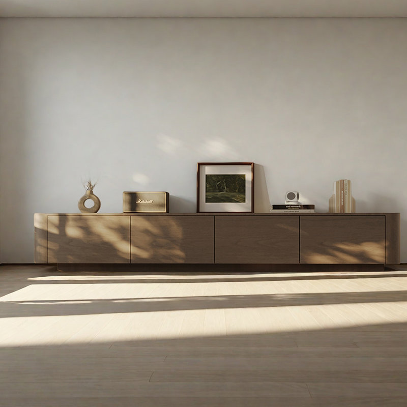 Meuble télé Modern Minimalist, H 14,56 po x L 94,48 po x l 15,74 po