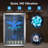145 Can Beverage Refrigerator, 37 Bottle Wine Fridge with Smart Temperature Control, 4.4 CU FT Quiet Freestanding Mini Fridge with Child Lock Panel for Family Restaurant Bar