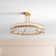 Jackeline 8 - Light 24'' Chandelier Style Circle Semi Flush Mount