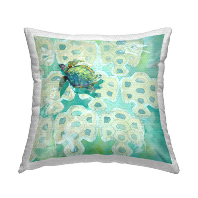 Abstract Outdoor Throw Pillow