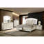 Table de chevet avec 2 tiroirs Crystal and Mirror Accents