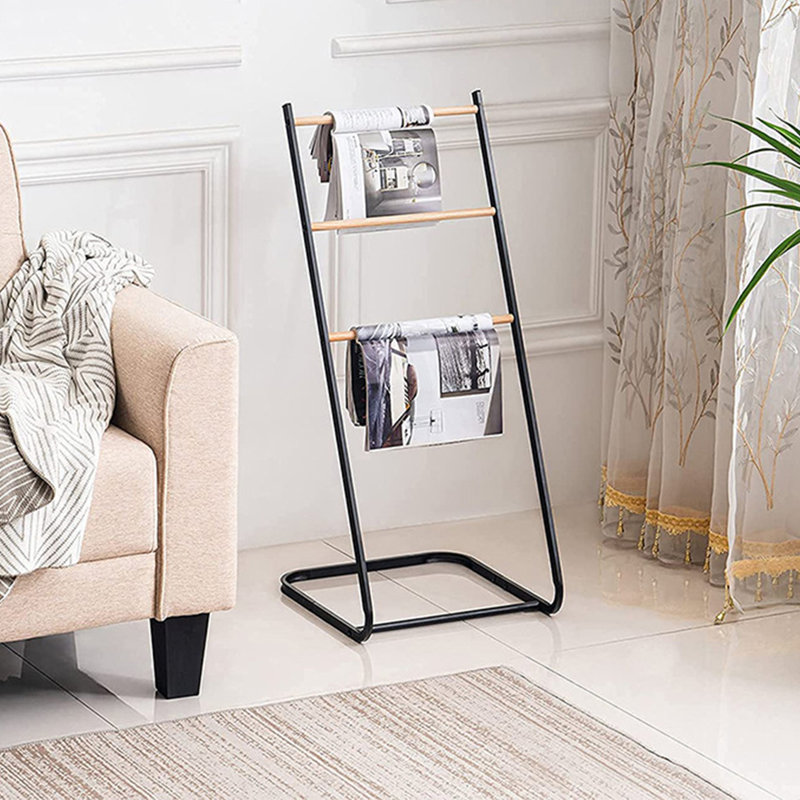Freestanding Towel Stand, Black