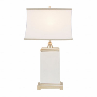 Lampe de table - Matériau rectangulaire en céramique