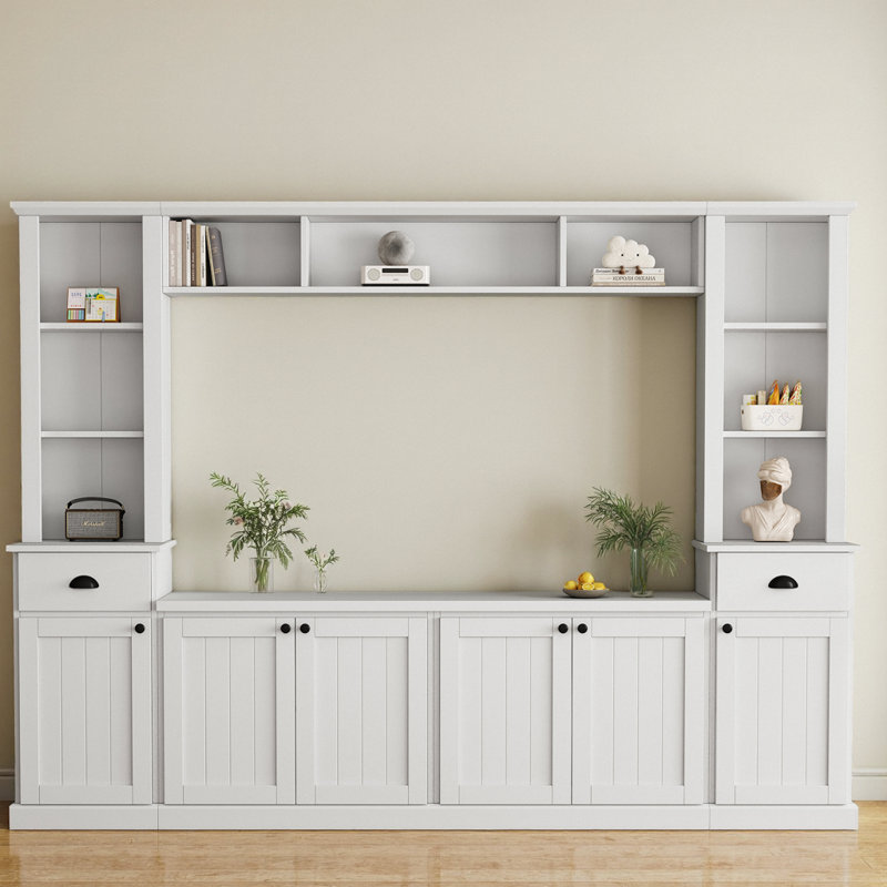Adnel Entertainment Center for TVs up to 75", White