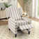 27.6" Wide Classic Upholstered Push Back Recliner with Wing Back