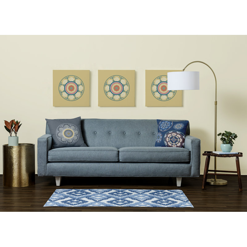 Vandenbosch Chenille Ikat Indoor Rug, Rectangle 4' x 6'