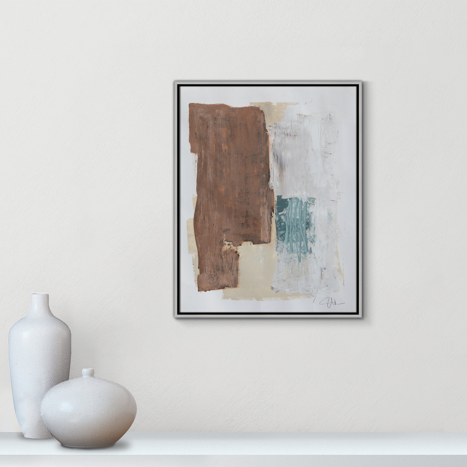Rosena I Print, 29.5'' H x 23.5'' W x 2'' D, Silver Framed