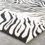 Wool Animal Print Area Rug in White-471429678