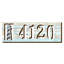 Panneau d'adresse sur 1 ligne pour phare-87206680