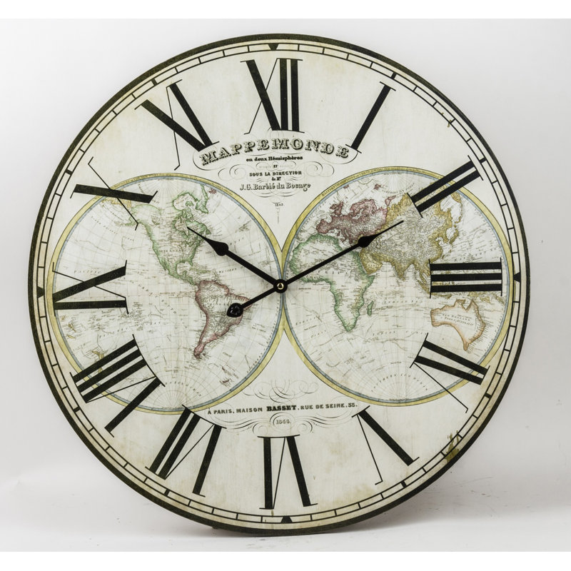 Sanford Wood Wall Clock