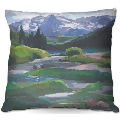 Couch Maroon Bells Throw Pillow