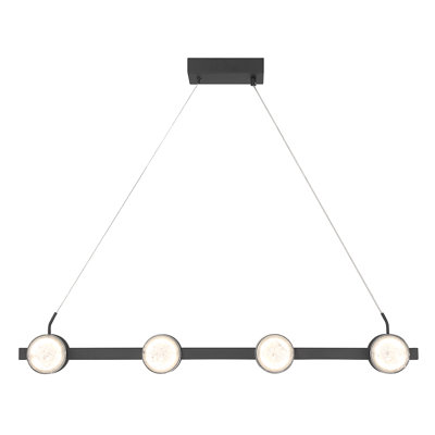 Lustre linéaire moderne à 8 lumières Lydiane
