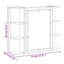 700mm W 600mm H Surface Framed Medicine Cabinet Mirror 6 Fixed-1083191732