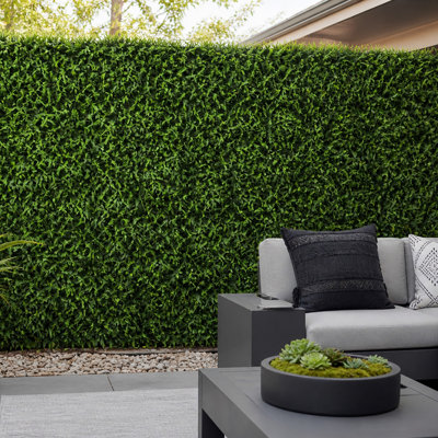 Grass Greenery Panels UV-protected for Outdoor Decor. 20"x20" panels (Set of 12)