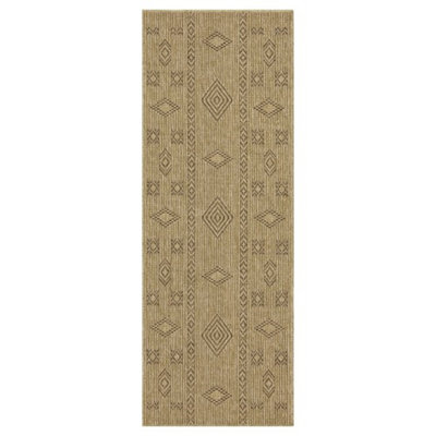 Terre 2 pi. 7 po X 7 pi 3 po Tapis intérieur / extérieur