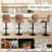 Tyrel Swivel Adjustable Height Bar Stool-589796155