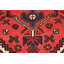 Tapis unique en laine noué à la main style années 1990 de 3 pi 1 po x 4 pi 8 po Giller