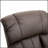 Comfortable PU Leather Massage Recliner Chair With Ottoman, 360° Swivel And Adjustable Backrest For Relaxation-2110103491