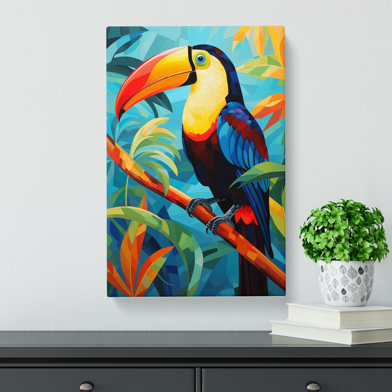 Toucan - No Frame Print, 50cm H x 35cm W x 3cm D