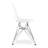 Modholic Eiffel Chair With Steel Legs, White (Set Of 4)-94759468-115150987