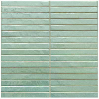 Castilla 14" x 14" Glossy Ceramic Finger Tile