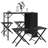 4 - Person Wicker Patio Dining Set with Rectangular Table-2006796964