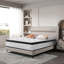 Matelas hybride en mousse à mémoire de forme de 12 po avec support de bord et ressorts ensachés Cybulski-123099044