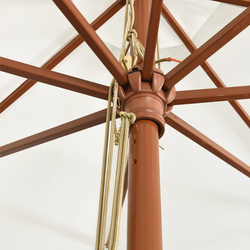 Aslyn Market Parasol, Sand, 240cm H x 299cm W x 299cm D