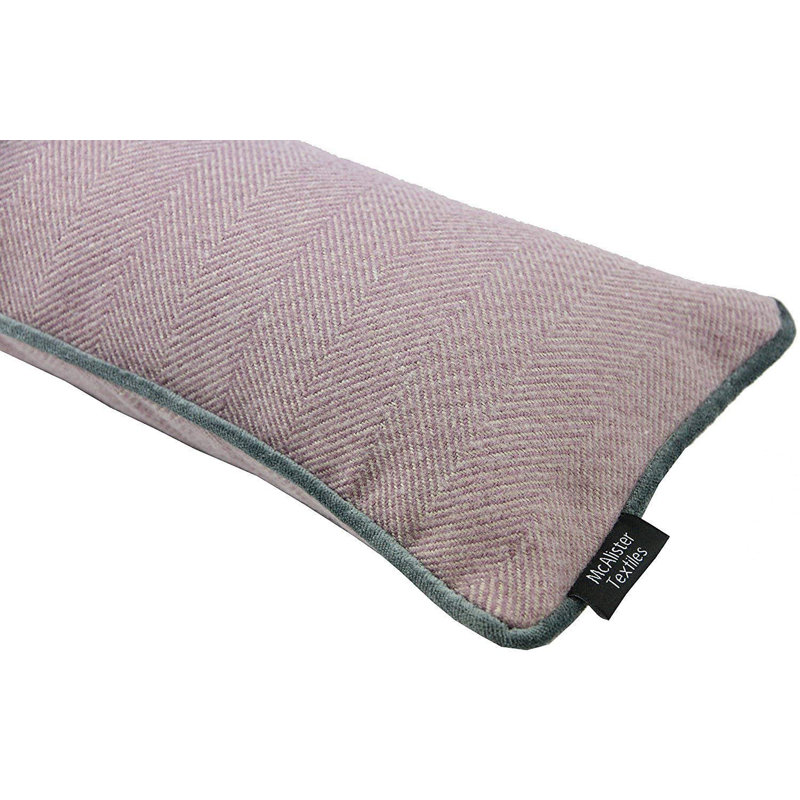 Kian Fabric Draught Excluder, Pink/Grey
