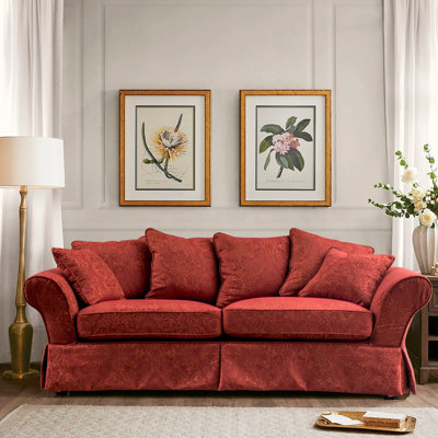 Simple Red Casual Sofa