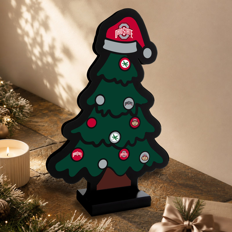 NCAA Ohio State - arbre de Noël à DEL Buckeyes Infinity