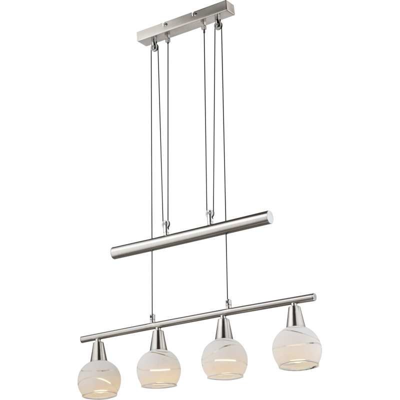 Mcmurray 4 - Light Satin Kitchen Island Pendant