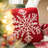 Christmas Snowflake Christmas Knitted Tassel 18" Square Pillow Cover